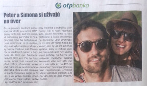 OTP Banka - Peter a Simona si užívajú na úver